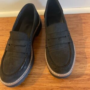Women’s Black Loafers - worn once